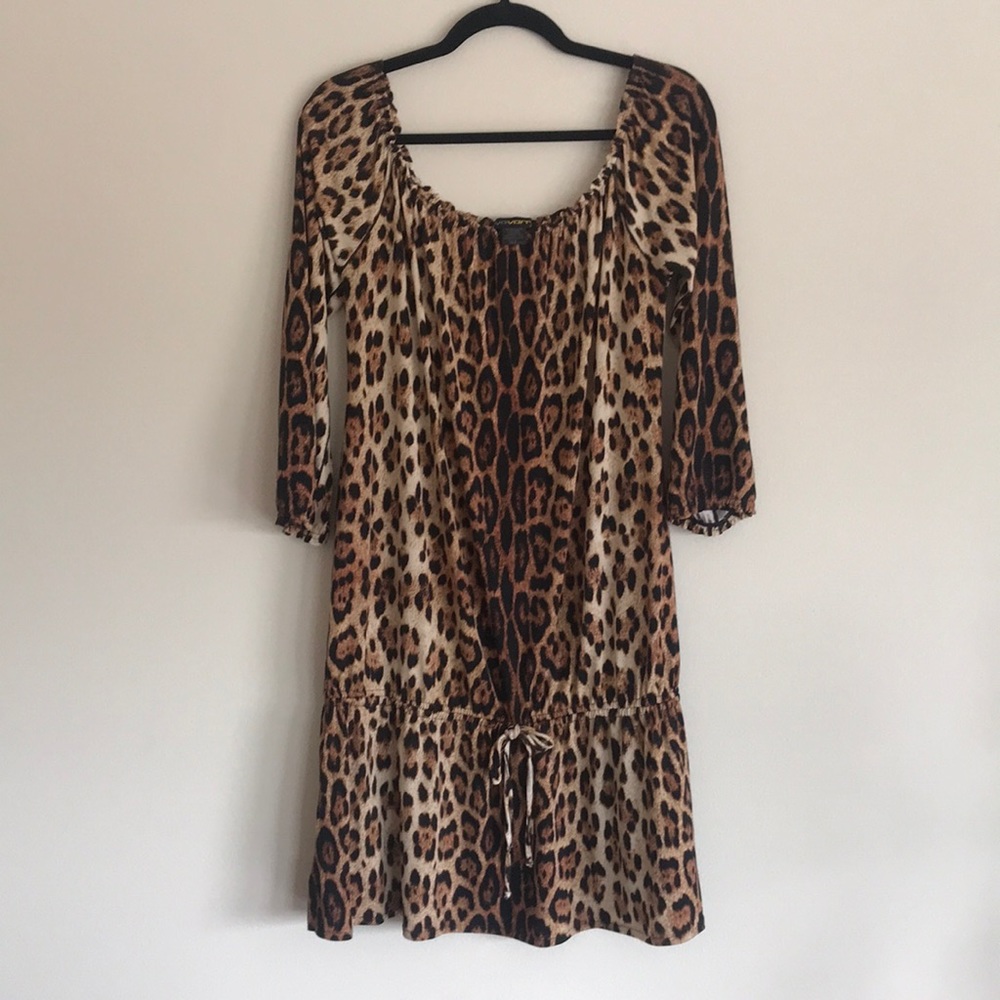 Eva Varro leopard print dress